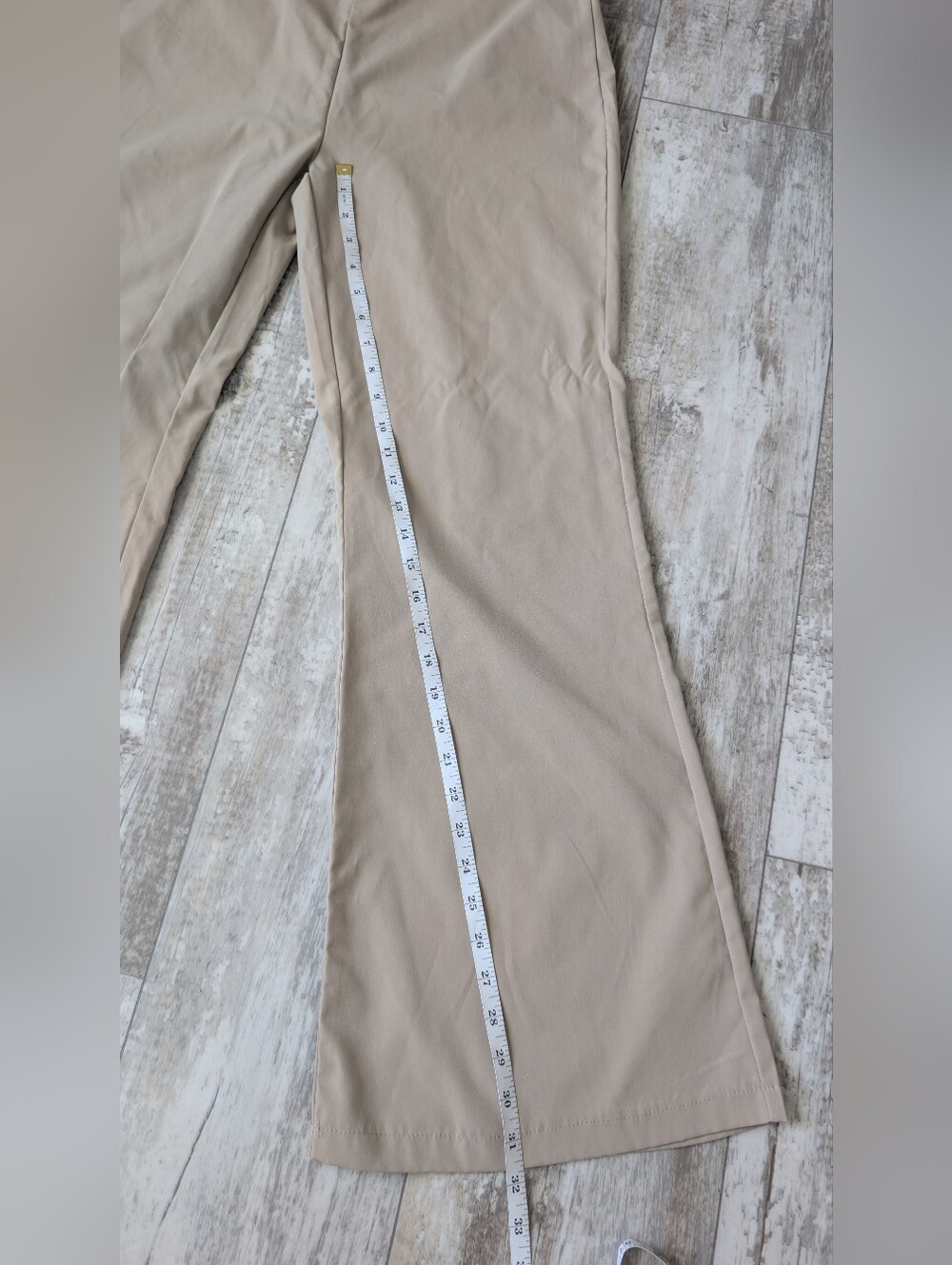 SHEIN Beige Cutout Wide-Leg Jumpsuit - Picture 6 of 10